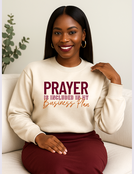 Prayer Is Included In Business Plan-Beige