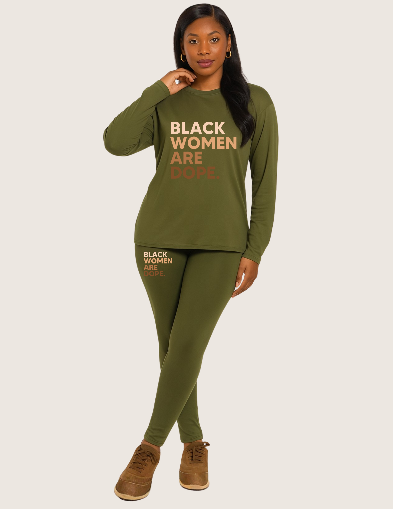 Black Women Are Dope Legging Set