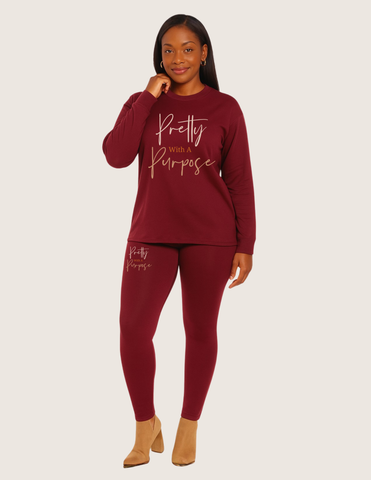 Pretty With A Purpose Leggings Set