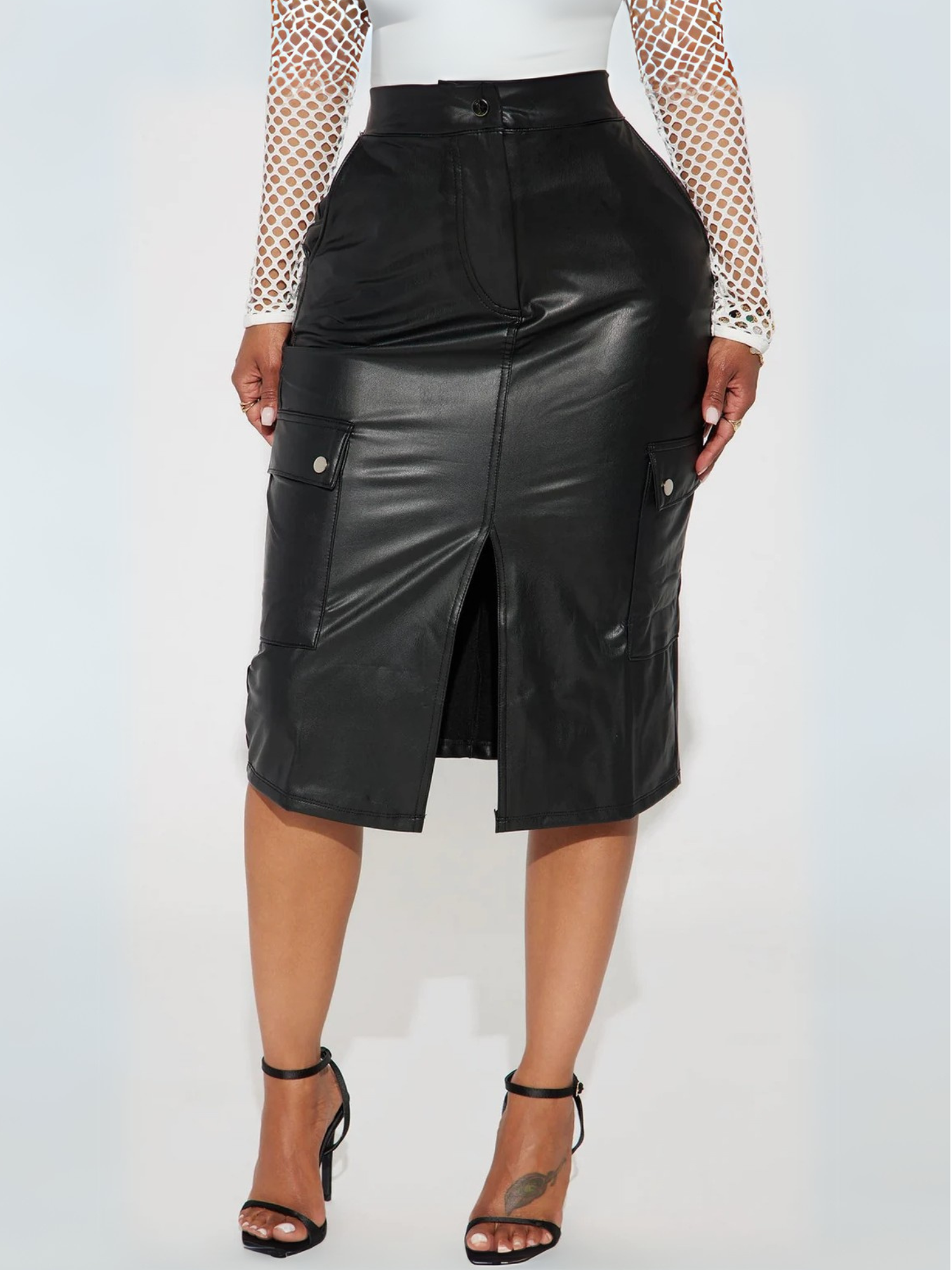 Luxe Edge Cargo Midi Skirt – Pretty Stylez Apparel
