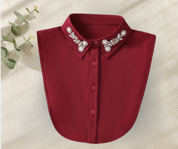 Crimson Crown Collar-Burgundy