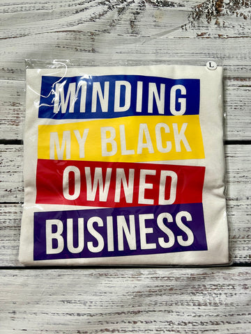 Minding My Black Owned Business Tee (Colorful)