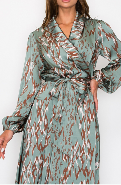 Maxi Wrap Dress