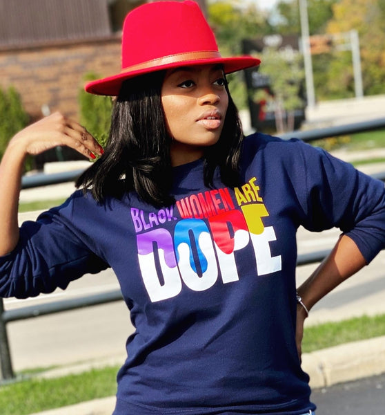 Black Women Are Dope-Navy